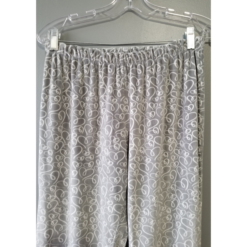 George Women's Textured Stretch‎ Microfleece 2-Piece Pajamas Set, Small, Grey - Picture 8 of 13